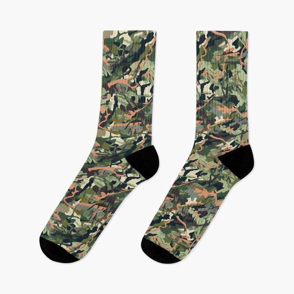 Item preview, Tree Green Forrest Army Camo Print Camouflage Pattern Graphic Pixelated Military Colorful Abstract Country  designed and sold by arcadetoystore.