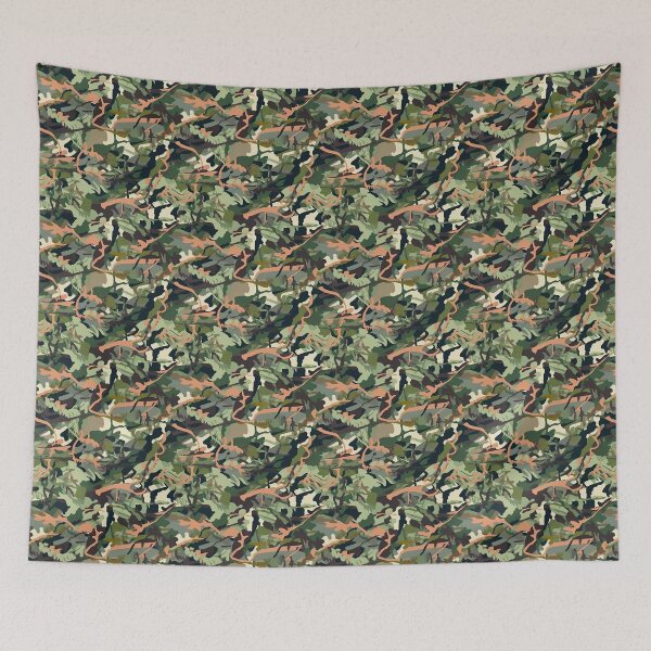 Item preview, Tree Green Forrest Army Camo Print Camouflage Pattern Graphic Pixelated Military Colorful Abstract Country  designed and sold by arcadetoystore.
