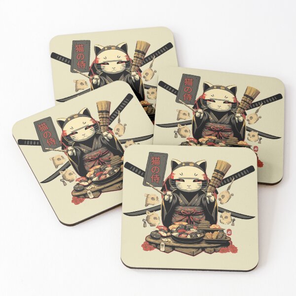 Item preview, Tradition of samurai "Neko no samurai" (猫の侍) designed and sold by Wiikus.