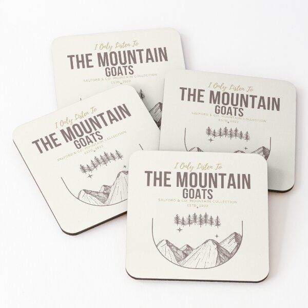 Item preview, I only listen to the mountain goats graphic design designed and sold by Art Masterpiece ⭐⭐⭐⭐⭐.