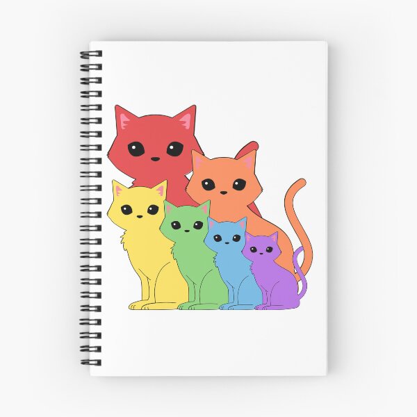 Aperçu de l'œuvre Chats arc-en-ciel créée et vendue par Finde.