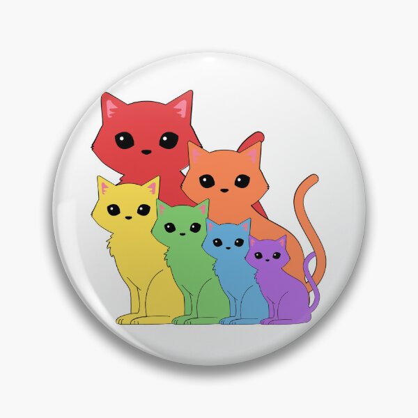 Item preview, Rainbow cats designed and sold by Finde.