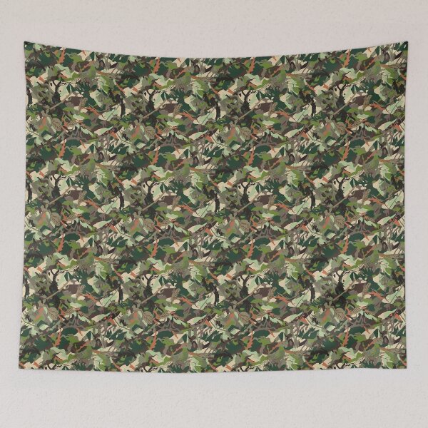 Item preview, Dark Green Forrest Army Camo Print Camouflage Pattern Graphic Pixelated Military Colorful Abstract Country  designed and sold by arcadetoystore.