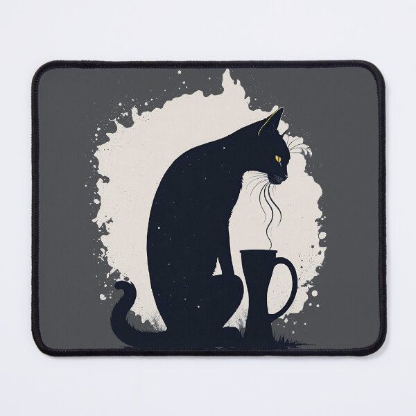 Item preview, Cat and coffee designed and sold by Javier Narváez Solarte.