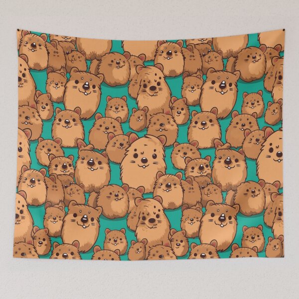 Item preview, Quokka Pattern designed and sold by wildlifezen.