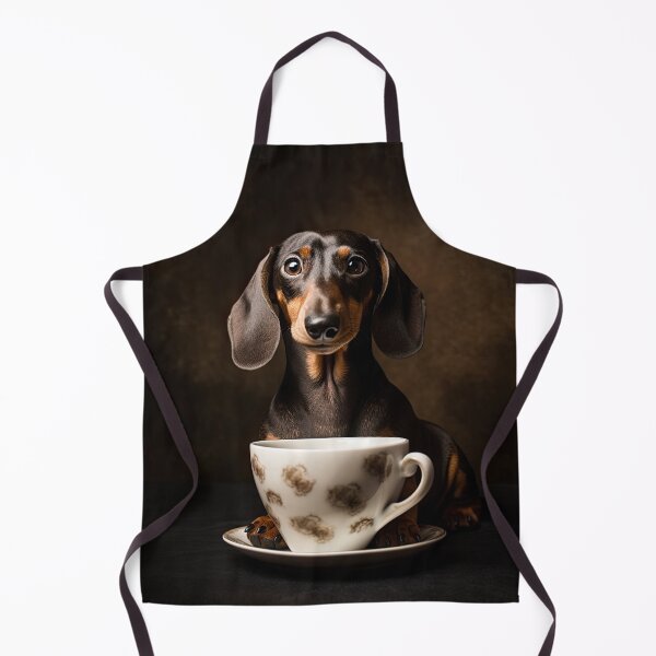 Item preview, Perky Pup: Adorable Dachshund Coffee for Caffeine Lovers designed and sold by ClawedCreations.