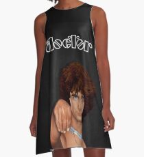 time lord with screwdriver A-Line Dress