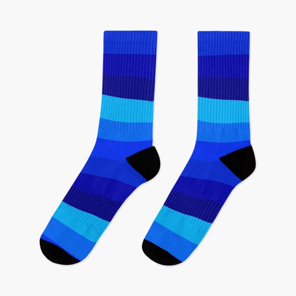 Item preview, Shades of blue stripes pattern  designed and sold by Rachel the Artist .