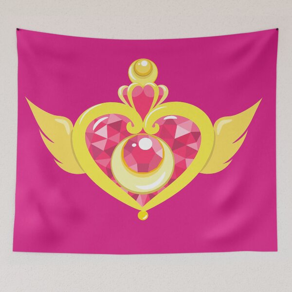 Item preview, Gold heart and wings brooch, sailor moon designed and sold by yessebel.