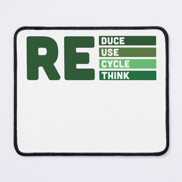 Item preview, Reduce Resuse Recycle Environmental Action designed and sold by Smashing-Design.