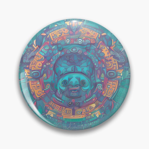 Item preview, Dreamy Tribal Turquoise Circle designed and sold by Chubuter.