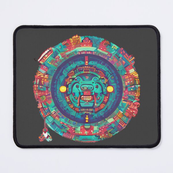Item preview, Red And Turquoise Tribal Circle designed and sold by Chubuter.