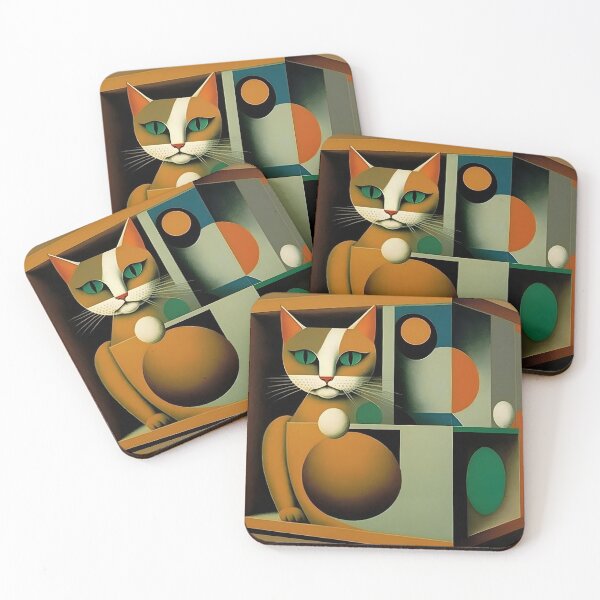 Item preview, Cubist Cat In A Box designed and sold by alexoviedo999.