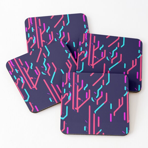 Item preview, Vibrant Neon Pattern Design for a Modern Look designed and sold by Diegos-.