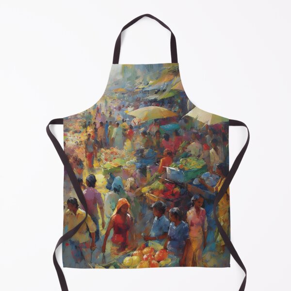 Item preview, A stroll thru a bustling marketplace designed and sold by BlackCanvasCo.
