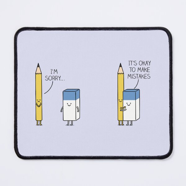Item preview, It's okay to make mistakes designed and sold by Milkyprint.