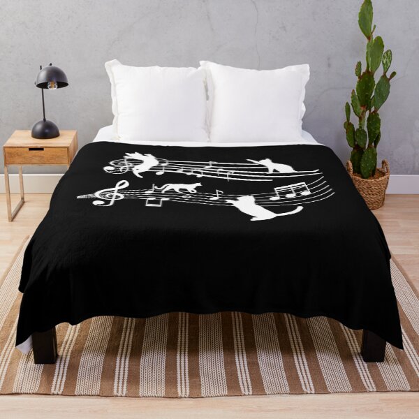 Item preview, Cute Cat Music Notes Kitten Musician Piano Guitar Chords Gift designed and sold by TMelonShop.