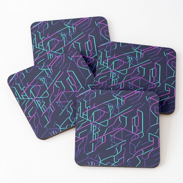 Item preview, Abstract Wires Pattern - Unique and Colorful Design for Home Decor and Accessories designed and sold by Diegos-.