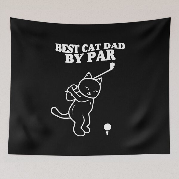 Item preview,  Best Cat Dad By Par Happy Fathers Day Funny Kitten Golf Dad Gift designed and sold by TMelonShop.