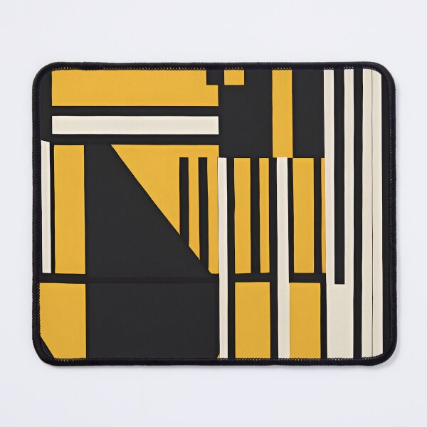 Item preview, Black and Yellow Abstract designed and sold by The Bubble 1307.