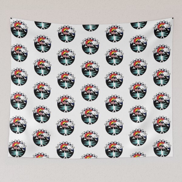 Item preview, Colorado bigfoot USA flag mountains  designed and sold by NativeGraffix.