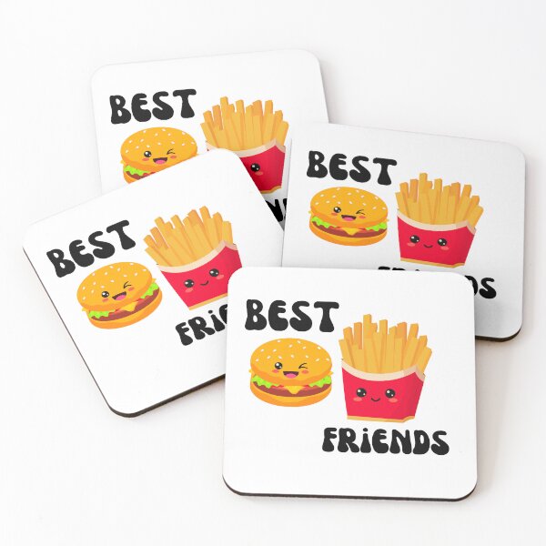 Item preview, Best Friends Burger And Fries designed and sold by TheCatmeow2000.