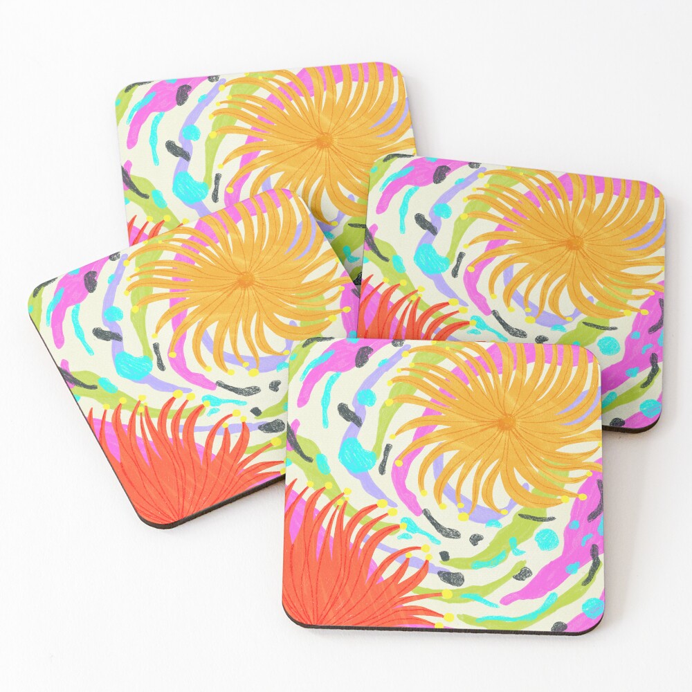Item preview, Coasters (Set of 4) designed and sold by DroolStudio.