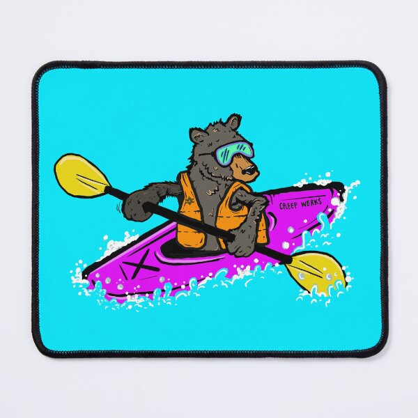 Item preview, Black bear kayaking the Russian River, Bear in a Kayak designed and sold by maroonbeard.