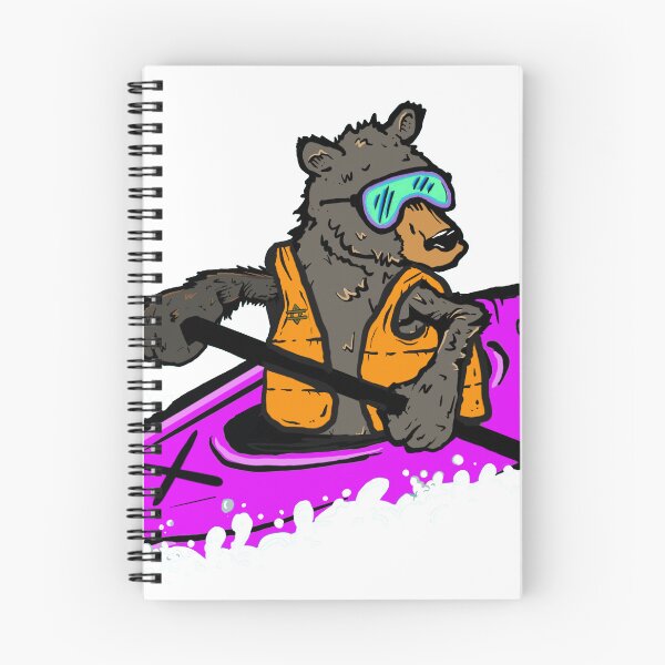 Item preview, Black bear kayaking the Russian River, Bear in a Kayak designed and sold by maroonbeard.