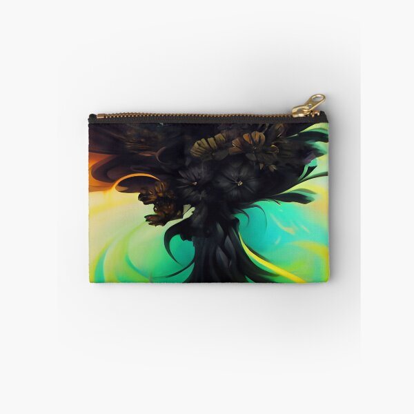 Item preview, Black Sable Floral Arrangement Illustration Brilliant Orange and Yellow Sunlight designed and sold by deniselynnimage.