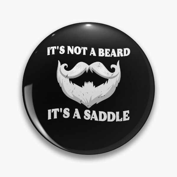 Artikelvorschau, Funny Its Not A Beard Its A Saddle Tattoos And Beards Day Gift entworfen und verkauft von TMelonShop.