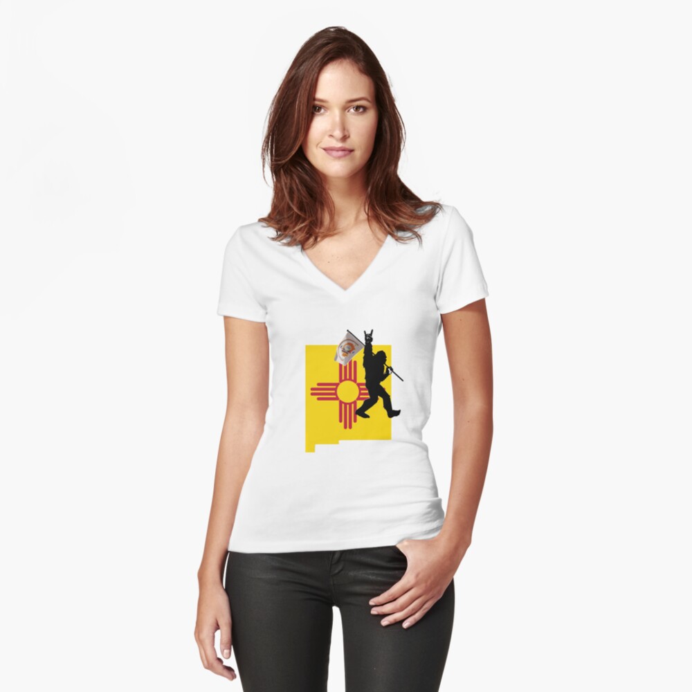 Item preview, Fitted V-Neck T-Shirt designed and sold by NativeGraffix.