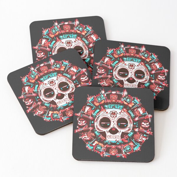 Item preview, Halloween Skull In Circle designed and sold by Chubuter.