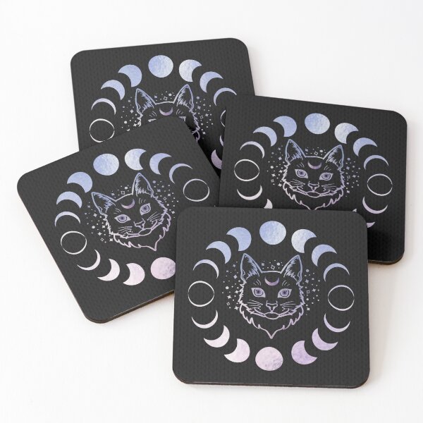 Item preview, Celestial Feline: Dark designed and sold by Eevee's Bits and Bobs .