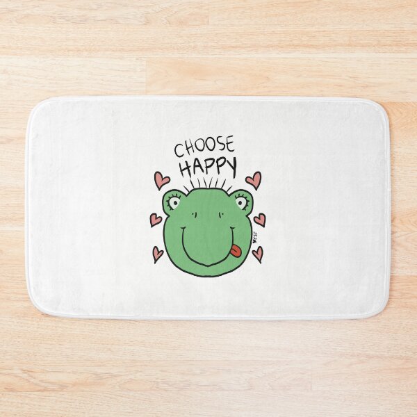 Item preview, Choose Happy, Froggy, Frog, Toad designed and sold by GroovyVibesArt.