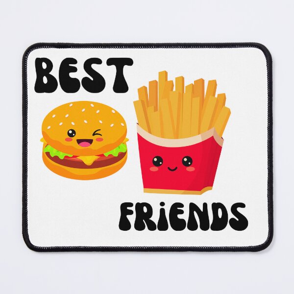 Item preview, Best Friends Burger And Fries designed and sold by TheCatmeow2000.
