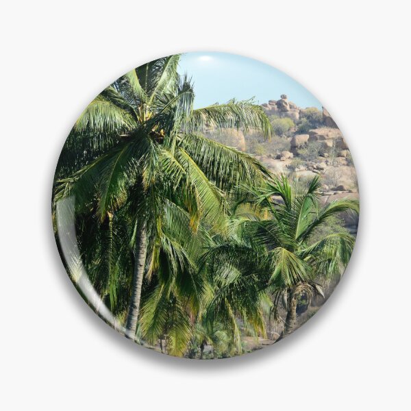 Item preview, Hampi: Emerald Rice Fields and Majestic Palm Trees designed and sold by franck380.