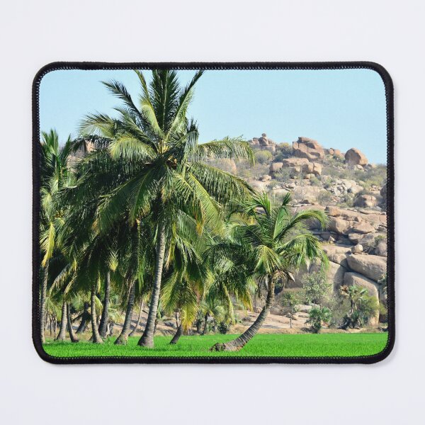 Item preview, Hampi: Emerald Rice Fields and Majestic Palm Trees designed and sold by franck380.