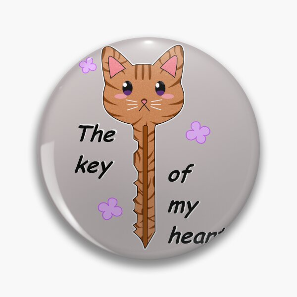Item preview, The key of my heart  designed and sold by Natsukittyart.