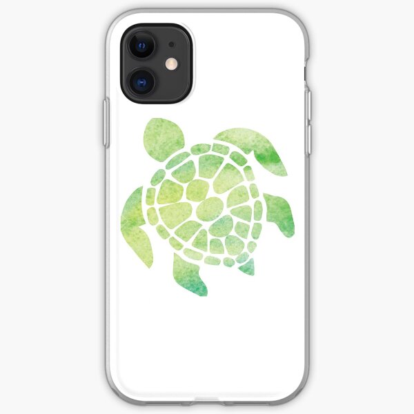 Watercolor Sea Turtle iPhone Soft Case