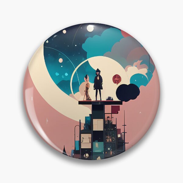 Item preview, Hooded Mystery - A Night Sky Spectacle Over a Cityscape designed and sold by GalihDA.