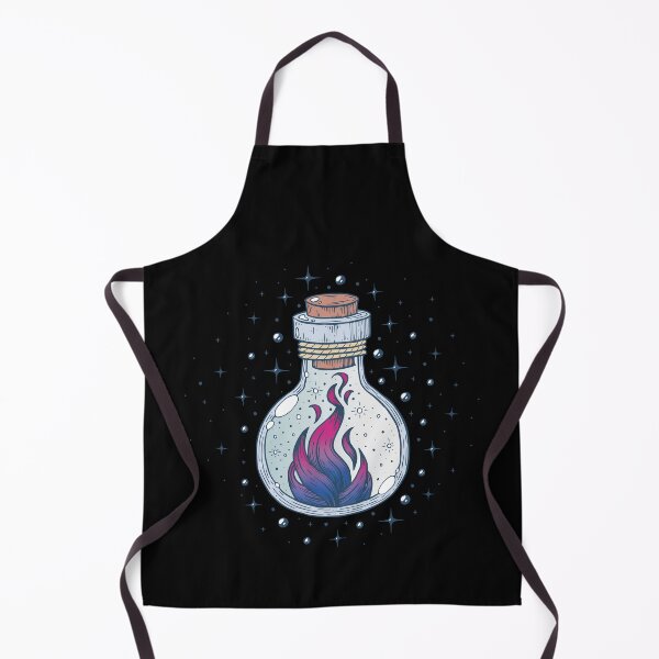 Item preview, Bisexual Fire Occult Bottle LGBT Bi Pride Flag designed and sold by Clara Hollins.