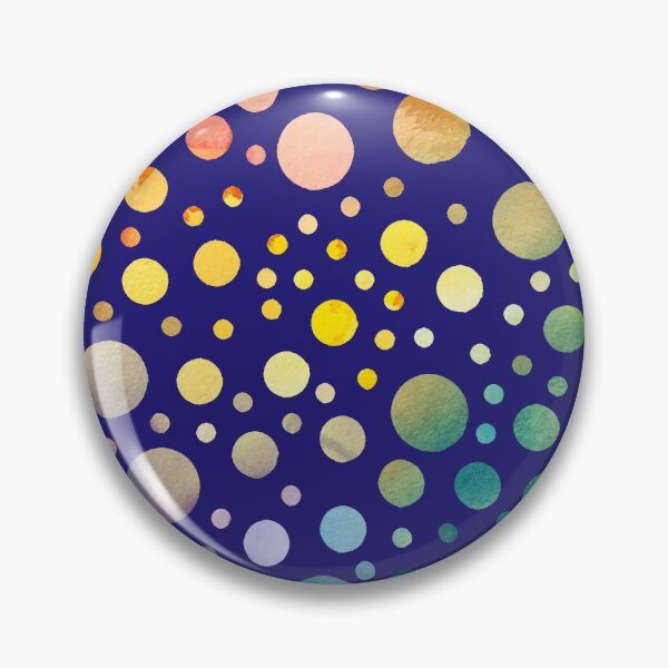 Item preview, "Dorothy" Rainbow Polka-dot watercolor (blue) designed and sold by Alane Fideler.