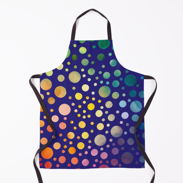Item preview, "Dorothy" Rainbow Polka-dot watercolor (blue) designed and sold by Alane Fideler.