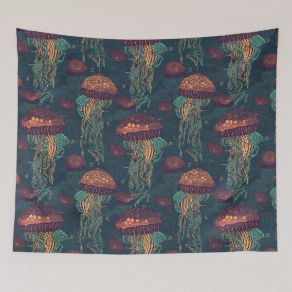 Item preview, Jellyfish Motif designed and sold by FalconPrint.