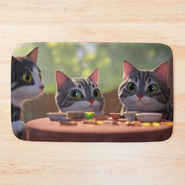 Item preview, three cute cats designed and sold by andreantonella.
