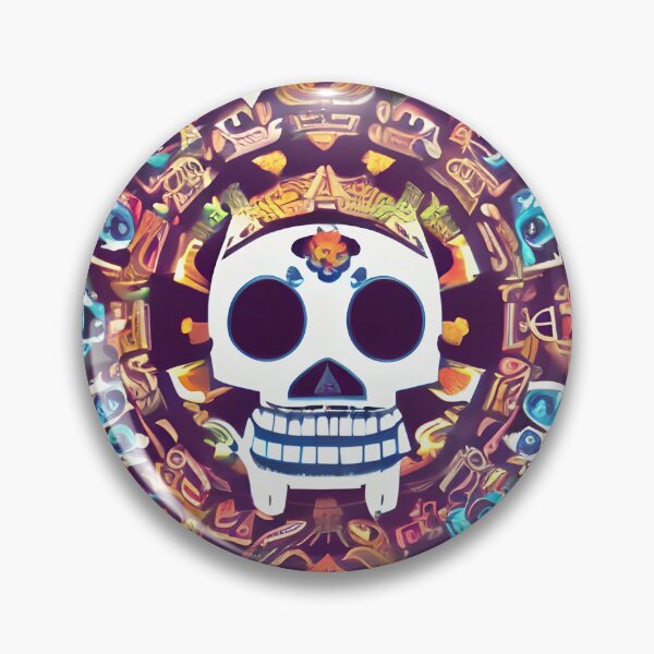 Item preview, Another Halloween Skull In Circle designed and sold by Chubuter.