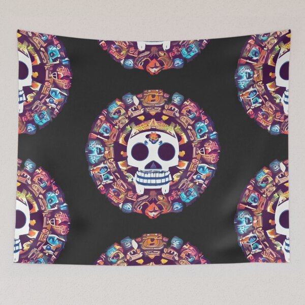 Item preview, Another Halloween Skull In Circle designed and sold by Chubuter.