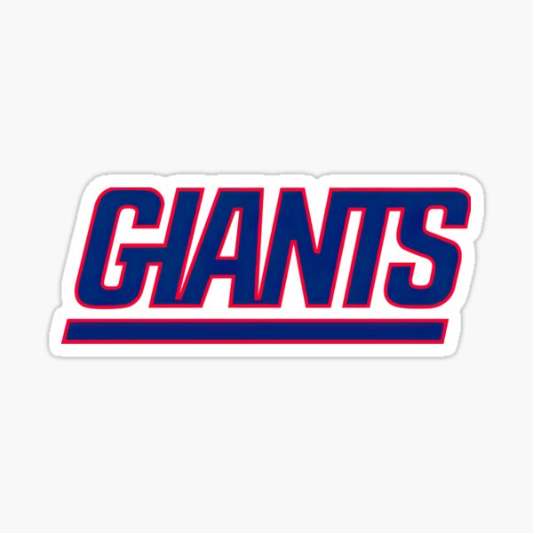 New York Giants Fan Baby on Board Sticker