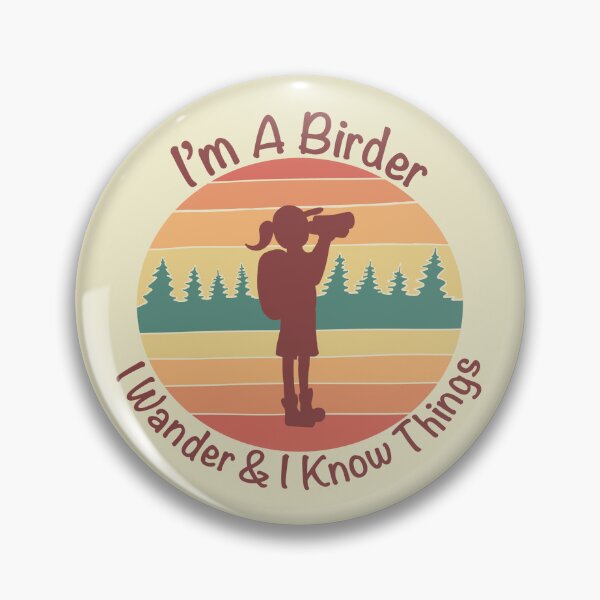 Item preview, I'm a Birder I Wander & I Know Things - Retro & Vintage Cream  designed and sold by EcoElsa.
